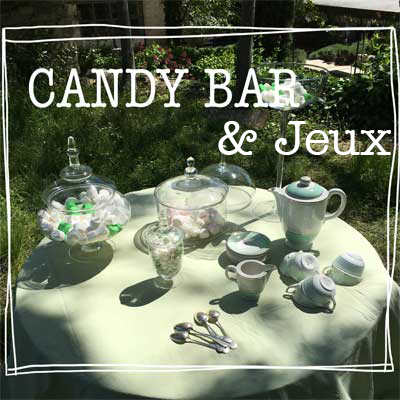 candy bar - vaisselle ancienne