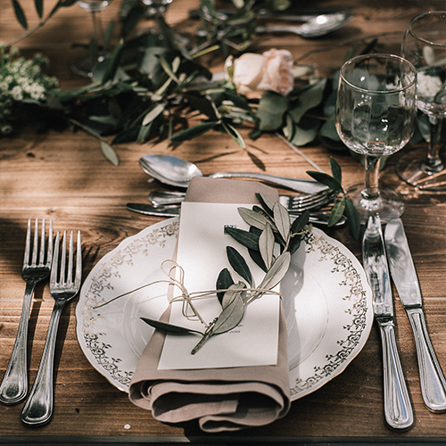 tables de mariage chateau flaugergues