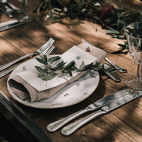 tables de mariage au chateau flaugergues