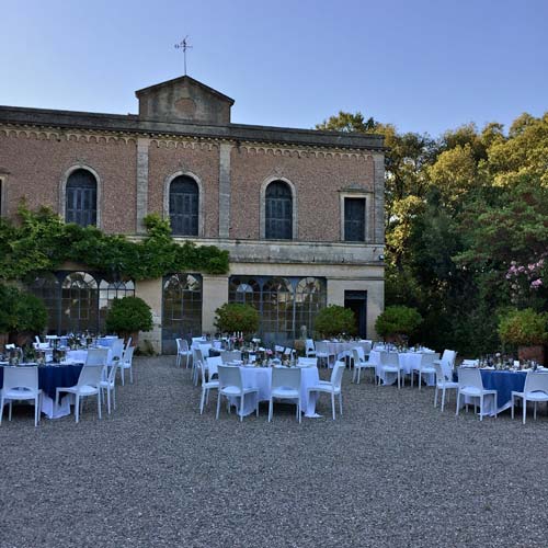 location linge ancien - repas domaine meric