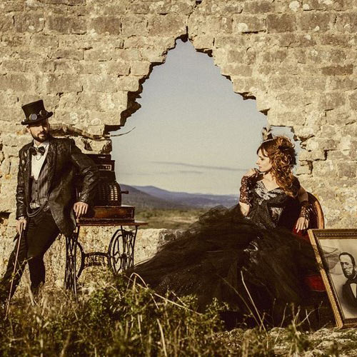 mariage baroque steampunk