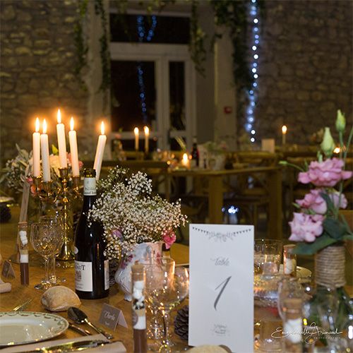 tables de mariage a la barraque de serignac