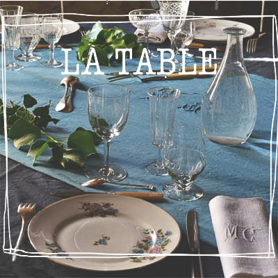 table, vaisselle - location vaisselle ancienne