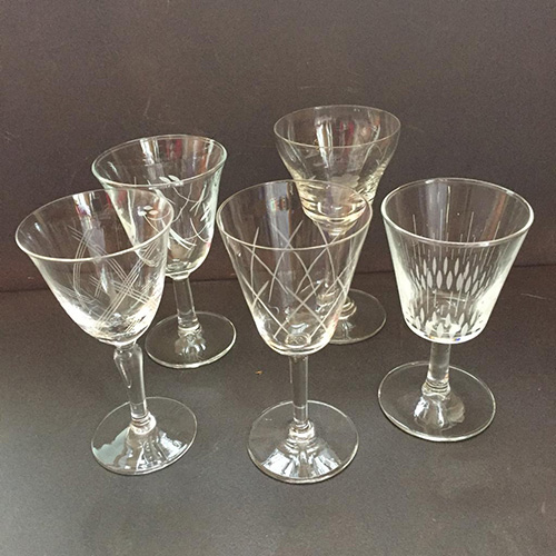 verre - location vaisselle ancienne